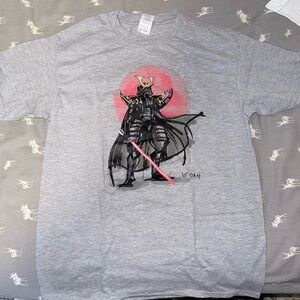 YouTuber VSGAG DARTH VADER SAMURAI - Gildan Gray Graphic Short Sleeve Tee